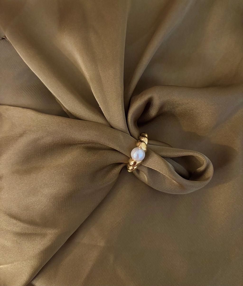 Golden Waves Ring