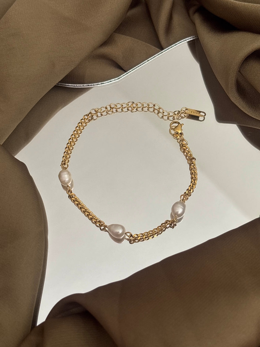 Cuban Pearl Bracelet